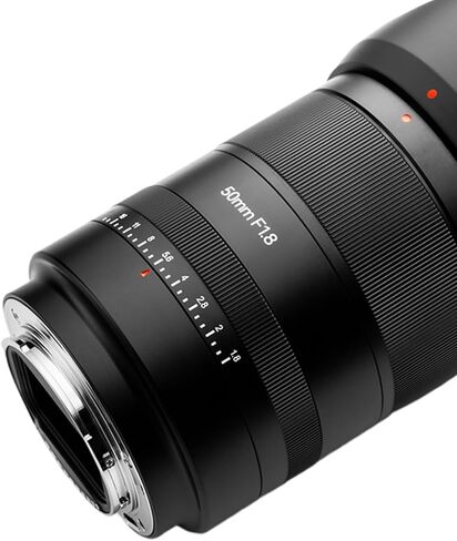 7artisans 50 مم f/1.8 F1.8 عدسة إطار كامل لكاميرا Sony E-Mount عديمة المرآة، عدسة ذات فتحة كبيرة للتركيز التلقائي لسوني a7SⅢ a7Ⅲ a7RⅢ a7Ⅳ a7RⅣ a9 FX3 A7RⅤ a6300 a6400 a6500 a6600 ZV-E10 FX30 in Kuwait