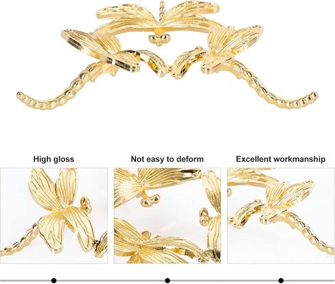 Wrought Iron Ball Display Stand Iron Crystal Ball Sphere Holder Metal Gazing Ball Holder Home Decorative Accessories ( Golden ) in Kuwait