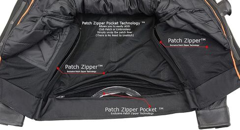Milwaukee Leather MLM1551 Men's Black Cool-Tec Leather Sporty Lightweight Scooter Style Motorcycle Jacket w/Liner in Saudi Arabia