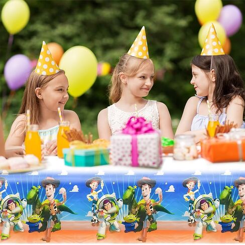 2pcs Toy Inspired Story Tablecloth Supplies Toy Game Story Party Decorations for Kids in Saudi Arabia
