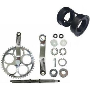CDHPOWER 3PCS 44T Wide Crank Assembly Kit and BB Bottom Bracket -2 Stroke & 4 Stroke Motorized Bicycle Crank in Kuwait