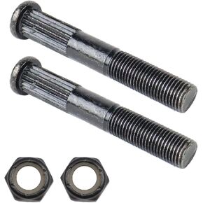 Replacement Longboard Truck Kingpin and Nut 64mm Gloss Black Pound in 2-Pack in Saudi Arabia