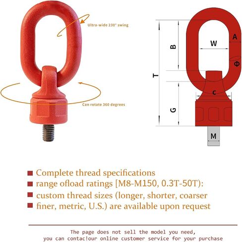 2pcs M12 × 18 0.5 -1 -1 من دوارة العين بولت 360 درجة متداولة G80 عالي قوة سبيكة رفع الصلب البراغي براغي الرافعة أجزاء رافعة رنين القوة الثقيلة OB هي 1080mpa in Saudi Arabia