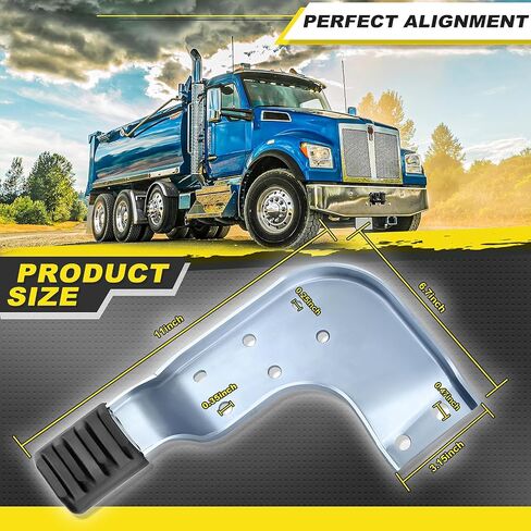 Left Side Hood Bracket - MPB75131L Hood Guide Bracket Fit for Peterbilt 389 131 Hood Only L11-6131 L116131 in Kuwait