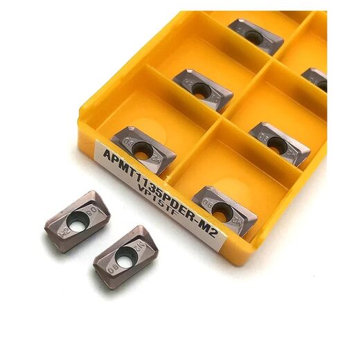 APMT1135 M2 APMT1135 H2 Indexable Milling Inserts Carbide Inserts Cutting Lathe Tool CNC Milling Turning Tool(APMT1135 M2 VP15TF) in Saudi Arabia
