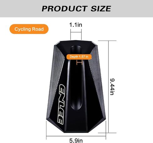 Bike Front Wheel Riser Block, Indoor Bike Trainer Front Wheel Block, Cycling Trainer Front Wheel Riser, Cycling Stabilizer Stand, Precise Fit for Different Bikes in Saudi Arabia