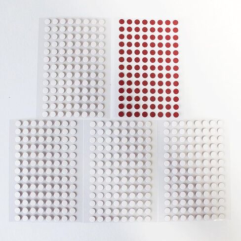 5mm Ultra-Thin Water Contact Indicator Stickers for Warranty Void Instruction in Electronics Repair (520-Pack, Water Sensitive Labels, Turn Red When Contact Water, Model: 0202) in Kuwait