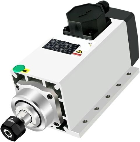 2.2/3.5kw محرك مغزل مربع مربع مبرد بالهواء 220V 380V 18000RPM 300Hz 4 محامل (B1 3.5KW ER25 380V) in Kuwait