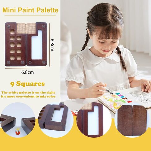مجموعة ألوان مائية Tobios مجموعة طلاء مائي Mini Mini Watercolor مجموعات ألوان مائية صغيرة in Kuwait