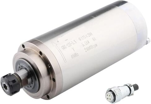 محرك المغزل GDZ-125-5.5KW ER25 380V 8A 220V 12A 24000RPM (5.5KW ER25 220V) in Saudi Arabia