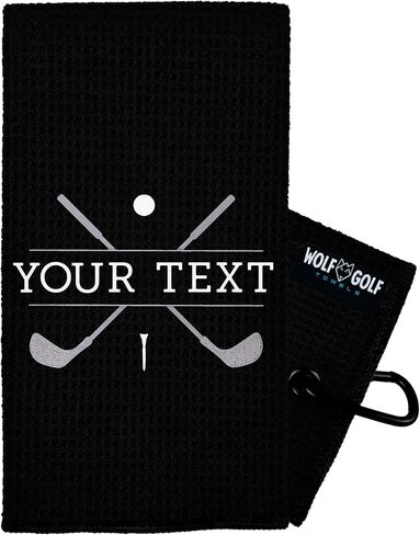 Personalized Golf Towel | Personalized Golf Towels for Golf Bags | Custom Golf Towel Golf Gifts | Golf Towels for Golf Bags for Men or Women in Kuwait
