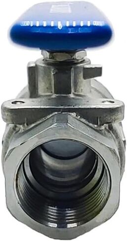 1pcs 1/2 "3/4" 1 "1-1/4" 1-1/2 "2" صمام كرة داخلي وخارجي ثنائي القطع 304 صمام كرة مقاوم للصدأ (1 ") in Kuwait
