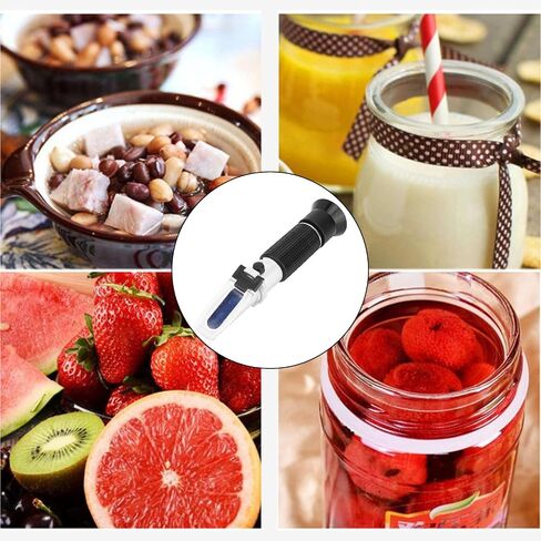 مقياس انكسار العسل للعسل من 0 إلى 20 ٪ نطاق اختبار السكر مع ATC ​​لمعظم اختبارات السكر السائلة in Saudi Arabia