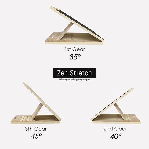 لوحة مائلة خشبية لتمديد العجل والقرفصاء ، لوحة الميل القابلة للتعديل للعلاج الطبيعي - القرفصاء القرفصاء بلوك بديل - محمول وخفيف الوزن - مزود بوسادات استبدال مضادة للانزلاق in Kuwait