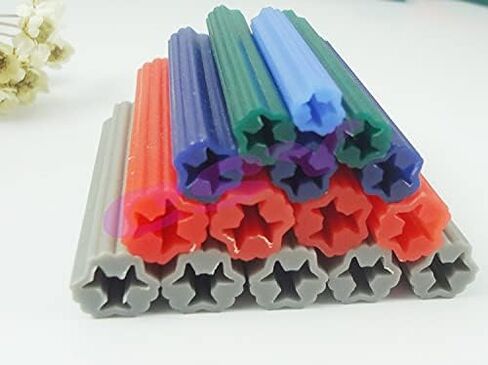 2017 توسيع مسمار 5x25 6x25 7x25mm مواد قابس بلاستيكي مرساة PE - (اللون: 6x25 100pcs) in Saudi Arabia