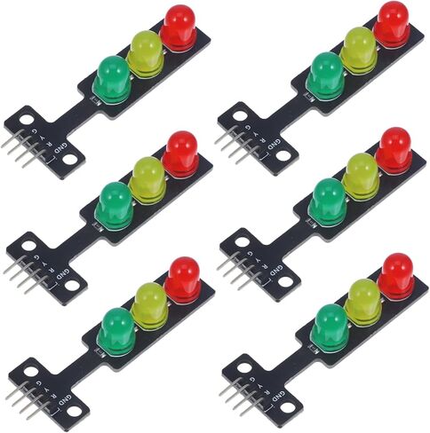 شاشة مصباح LED MODULE ABOOFAN 6PCS للمشاريع الإلكترونية سهلة التثبيت المجلس الفردي للاستخدام التعليمي in Saudi Arabia