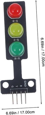 شاشة مصباح LED MODULE ABOOFAN 6PCS للمشاريع الإلكترونية سهلة التثبيت المجلس الفردي للاستخدام التعليمي in Saudi Arabia