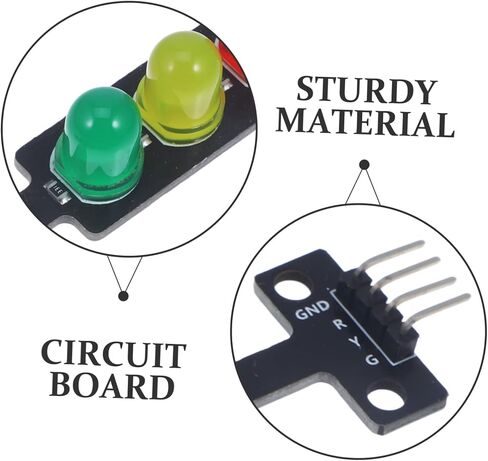 شاشة مصباح LED MODULE ABOOFAN 6PCS للمشاريع الإلكترونية سهلة التثبيت المجلس الفردي للاستخدام التعليمي in Saudi Arabia