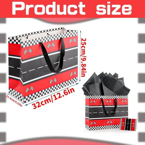 FUNCANDLE 13" Blue Dog Paw Print Gift Bags with Cards Tissue Paper, Blue White Dog Wrapping Paper Dog Themed Party Decoration for Girl Boy Kids Christmas Pet Birthday Gift Party Supplies in Kuwait