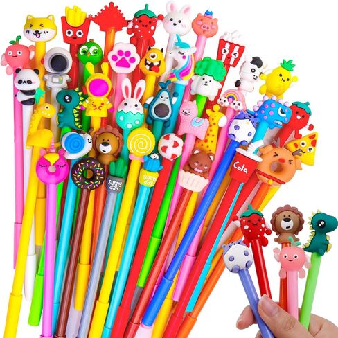 54 Pcs Back to School Student Gifts Bulk Ballpoint Pens Apple Pencil Keychains and First Day of School Greeting Cards Gift for Teacher Student Classroom Party Favors Supplies in Saudi Arabia