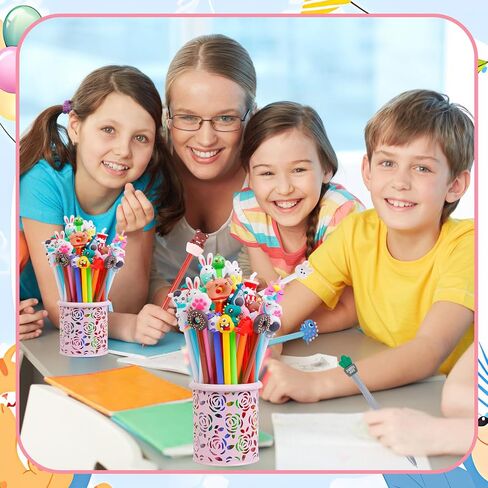 54 Pcs Back to School Student Gifts Bulk Ballpoint Pens Apple Pencil Keychains and First Day of School Greeting Cards Gift for Teacher Student Classroom Party Favors Supplies in Saudi Arabia