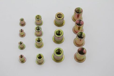عام 1/2-13 زنك الصلب المطلي بالزنك - صامتة صامتة - صامدة البرشاك - Rivnut Nutsert - الولايات المتحدة الأمريكية - 100 PC in Saudi Arabia
