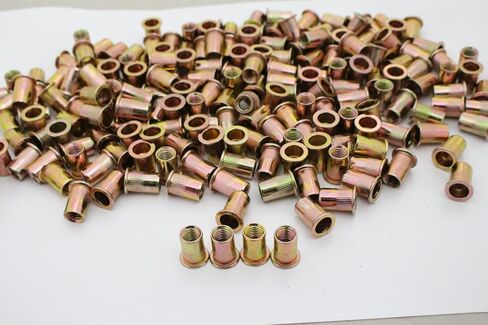 عام 1/2-13 زنك الصلب المطلي بالزنك - صامتة صامتة - صامدة البرشاك - Rivnut Nutsert - الولايات المتحدة الأمريكية - 100 PC in Saudi Arabia