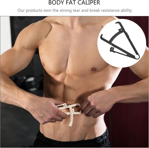 SAFIGLE 2pcs Handheld Fat Caliper Measurement Device for Accurate Assessment Portable Skinfold Measuring Tool for Men and Women Easy to Use User Guide in Saudi Arabia