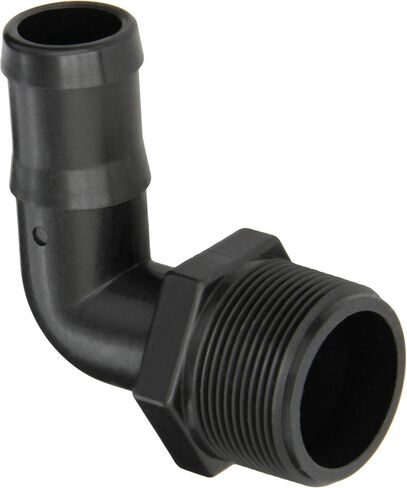 Banjo HB150/125-90 Polypropylene Hose Fitting, 90 Degree Elbow, 1-1/2" NPT Male x 1-1/4" Barbed in Saudi Arabia