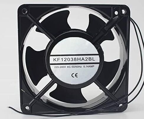 KF12038HA2BL AC 220V 0.14A 120X120X38MM مروحة التبريد in Kuwait