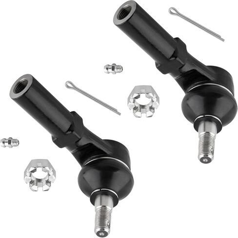 4Pcs Front Inner Outer Tie Rods End Left Right Kit Fit For Chrysler Aspen 2007 2008 2009, For Dodge Durango 2004 2005 2006 2007 2008 2009 (15mm Thread Tie Rods) Replace# ES800321 EV800398 in Saudi Arabia