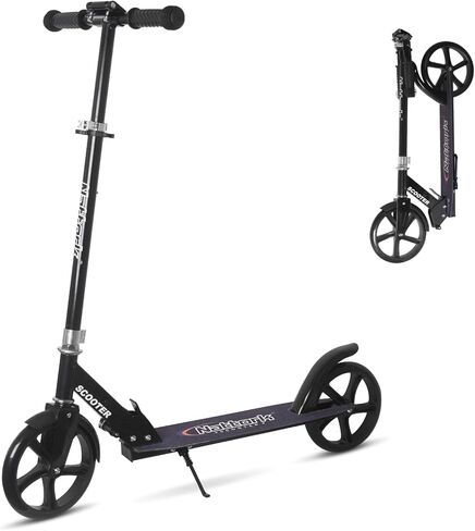 Nattork Scooter for Kids 8-12 ، المراهقين والبالغين-قابلة للطي قابلة للطي قابلة للطي مع عجلات كبيرة قوية لركوب سلس ، وتعليق خفيف ، ومضاد للفرش ، وسكوتر للبنين والبنات. in Kuwait