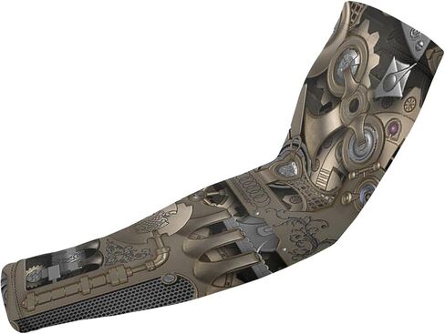 تروس Steampunk الميكانيكية الأكمام للرجال للنساء في الهواء الطلق الحماية من الحماية من أشعة الشمس واقي ، أبيض ، وحجم واحد in Saudi Arabia