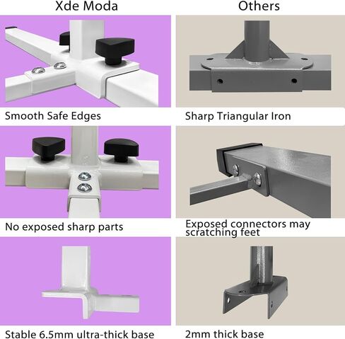 XDEMODA The Latest Model Gymnastics Bar for Kids Ages 3-15 for Home, Anti-Slip, Easy to Assemble, 35" to 55" Adjustable Height Gymnastic Horizontal Bars Equipment in Saudi Arabia