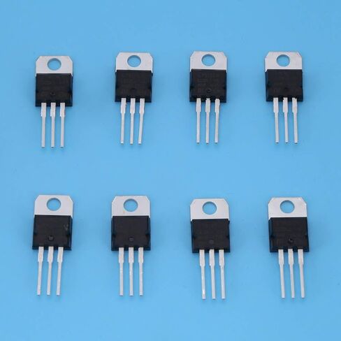 40pcs 8 Types 7805 7809 7812 7815 7905 7912 7915 LM317 To-220 Transistor Assortment Kit Set in Saudi Arabia