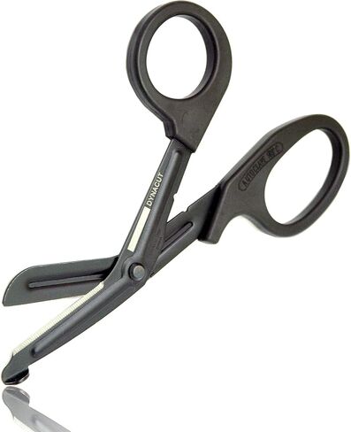 Trauma Shears Medical Scissors 7.5 Inch with Black Non-Stick Fluoride-Coated Blades, Nurse, EMT, First Aid Bandage, Kinesiology, Elastic Therapeutic, Athletic Tape Scissors, Military Tactical Shears in Saudi Arabia