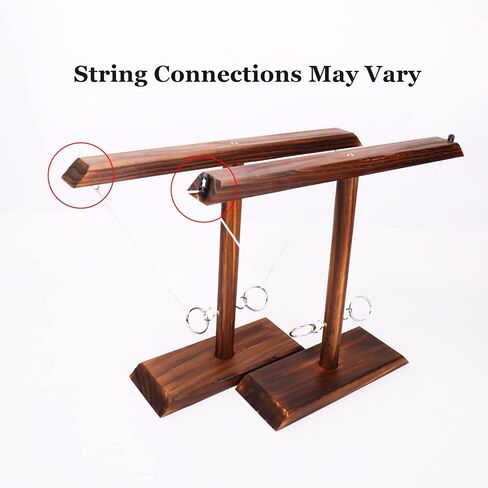 Dreamtoyz Ring Toss Games للبالغين ، وألعاب الفناء ، وديكور الفناء ، والألعاب الداخلية في الهواء الطلق ، و Wooden Hook و Ring Game للبارات ، والمنزل ، والحفلات ، 15.7 "× 13" الحجم الكبير in Saudi Arabia