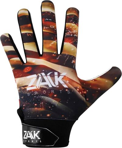 Youth Football Gloves for Youth and Adults- Super Sticky Silicone Grip Flag Football Receiver Gloves for Men and Women | Lightweight, Breathable & Durable in Saudi Arabia