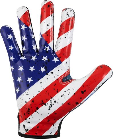 Youth Football Gloves for Youth and Adults- Super Sticky Silicone Grip Flag Football Receiver Gloves for Men and Women | Lightweight, Breathable & Durable in Saudi Arabia