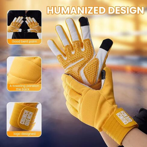 قفازات رفع الأثقال مع دعم المعصم - Gymgloves - قبضة نخيل جلدية مضادة للانزلاق - حماية كاملة من النخيل - التنفس - تجريب - معدات لياقة متعددة الاستخدامات للرجال والنساء in Saudi Arabia