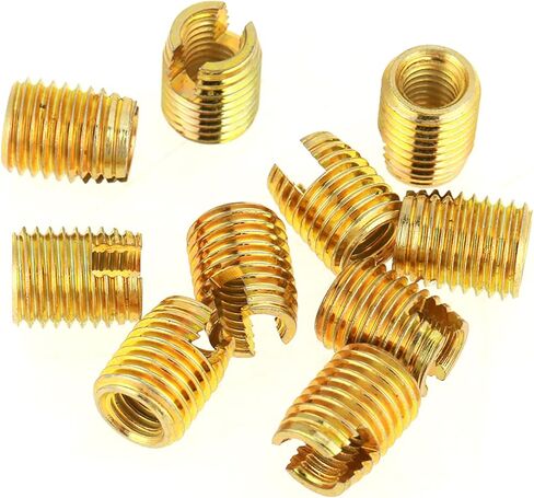 50pcs إدراج خيط ذاتي ذاتي النحاس ، ومقاومة الاهتزاز المهنية المزيج المربو in Saudi Arabia