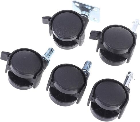 4 Pc 30mm Chair Wheels Furniture Casters Swivel Casters Brake Wheel Replacement Universal Chair Wheel Office(A1) in Kuwait
