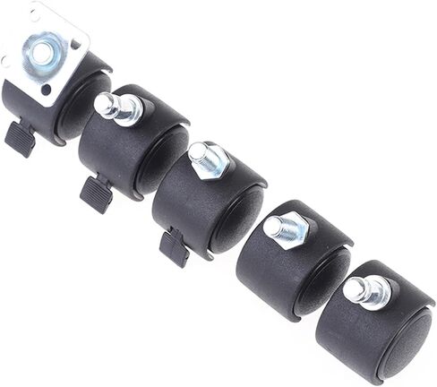 4 Pc 30mm Chair Wheels Furniture Casters Swivel Casters Brake Wheel Replacement Universal Chair Wheel Office(A1) in Kuwait