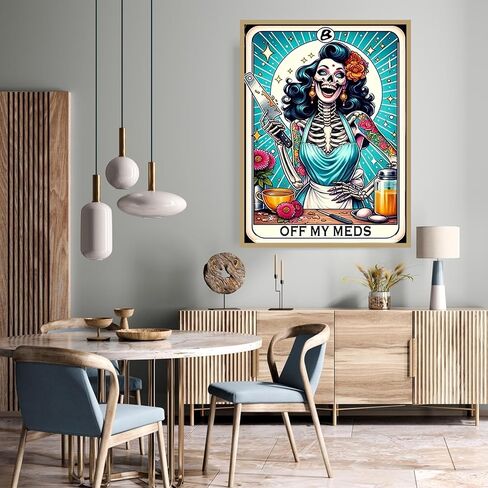 CHWGLFGG 5D Diamond Art Kits for Adults Beginners, Tarot Card Skull Kissing Diamond Painting Kits, DIY Full Round Drill Paint by Diamonds Dot Gem Art for Adults, Home Wall Decor 12x 16 Inch in Saudi Arabia