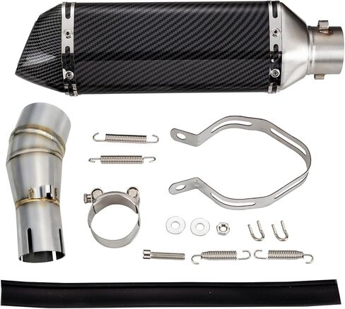 Motorcycle Muffler Mid Pipe, Muffler Adapter Connect Pipe Compatible with Kawasaki Ninja 400 Z400 2018 2019 2020 2021 2022 2023 Ninja 500 2024 in Saudi Arabia