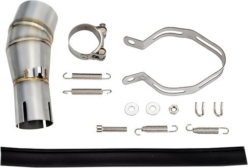 Motorcycle Muffler Mid Pipe, Muffler Adapter Connect Pipe Compatible with Kawasaki Ninja 400 Z400 2018 2019 2020 2021 2022 2023 Ninja 500 2024 in Saudi Arabia