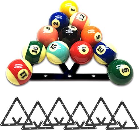 6PCS Film Paper, Billiard Pendulum Sticker 9 10 Balls Billiard Pendulum Kick Off Position Sticker Accessory Suitable for Match in Saudi Arabia