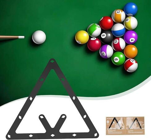 6PCS Film Paper, Billiard Pendulum Sticker 9 10 Balls Billiard Pendulum Kick Off Position Sticker Accessory Suitable for Match in Saudi Arabia