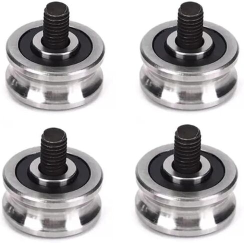 4PCS SG10+M4 Embroidery Machine U-Shaped Circular Groove Guide Roller Double Volleyball Bearing(SG10-M4) in Kuwait