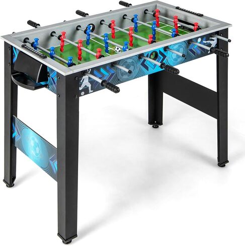Giantex Foosball Table ، 37.5 "Foosball Table حجم البالغين ، مع 2 كرات ، مقبض سلس ، مستوي ساق قابل للتعديل ، ملعب كرة قدم واقعي ، لعبة كرة قدم للأطفال ، المراهقين ، لعبة كرة القدم الطاولة in Saudi Arabia